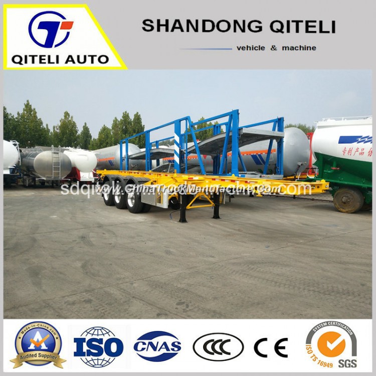 3 Axle 40FT Skeleton/Skeletal Type Container Trailer Container Chassis Semi Trailer