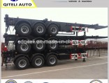 3 Axles 40FT Skeleton/ Flatbed Container Semi Trailer for Sale