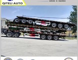 3 Axle Container Semi Trailer, Flatbed Semi Trailer, Flatbed Trailer for Sale