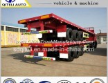 3 Axle 40FT Container Transport 40ton Flatbed Semi Trailer