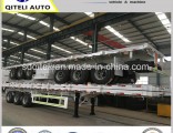3 Axles 40FT Container Flatbed Utility Semi Trailer