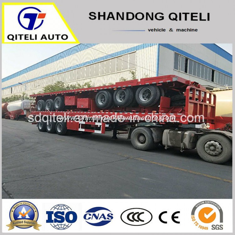 40FT 2/3 Axle Flatbed Semi Trailer for Container/Cargo Transport