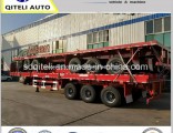 40FT Heavy Truck Trailer/ 3axle Flatbed Carrying Container Semi Trailer