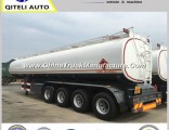 Crude Oil Tank Semi Trailer 45000L Steel Petroleum Fuel Tanker Semi Trailer