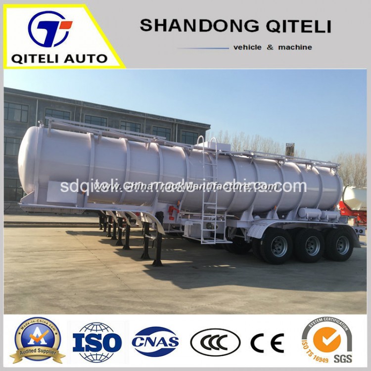 Oil Tank Truck Trailer 42000 Liters Aluminum Tanker 3 Axle Fuel Tank Semi Trailer