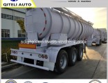 Tri Axles 30tons Carbon Steel Corrosive Acid Liquid Tank Semi Trailer for African Market