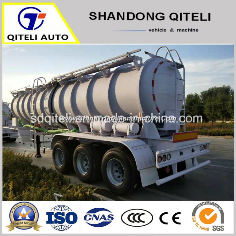 3 Axles 40 Cubic Meters Carbon Steel Stainless Fuel Oil Tank Semi Trailer for Africa