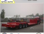 60tons Excavator Transport Hydraulic Ramp Lowbed Semi Trailer Low Bed Trailer