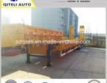 3axles Heavy Truck Trailer/ Excavator Transport Lowbed Semi Trailer