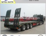 3/4/5 Axles 60-100tons Extendable Low Bed Semi Truck Trailer