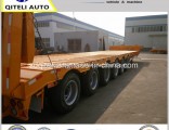 3/4 Axles 40-100t Hydraulic Heavy Equipment Transport Low Bed Semi Trailer