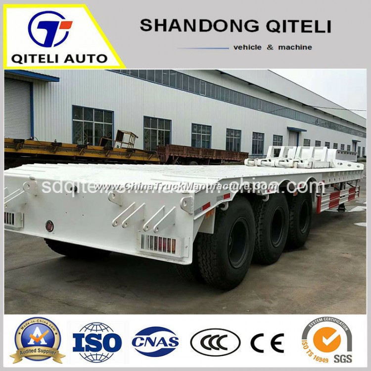 3 Axle 60-100ton Gooseneck Low Loader/Lowbed/ Lowboy Low Bed Trailer Truck Semi Trailers for Excavat