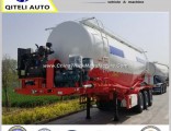 3 Axle 40-55cbm Bulk Cement Dry Powder Bulker Semi Trailer