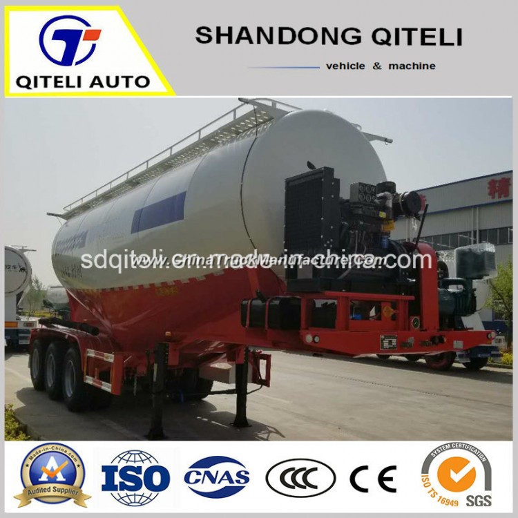 3 Axle Silo Semi Truck Powder Material Bulk Cement Tanker Trailer
