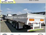 3 Axles 18cbm Semi-Trailer with Sidewall, Cargo Trailer