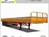 3 Axle Carbon Steel Side Wall Semi Truck Trailer with ABS