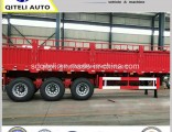 Low Price 3 Axle 50tons Sidewall Cargo Truck Semi Trailer for Sale