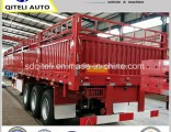 Tri-Axle 40FT Flatbed Semi-Trailer with Sidewall