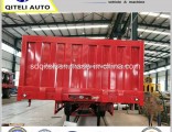 Tri-Axle 60 Ton Cargo Trailer, Side Board Semitrailer, Side Boards Flatbed Semi Trailer, Flatbed wit