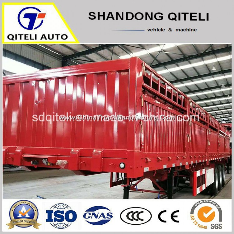 3 Axle 60 Tons Sidewall Tractor/Truck/Cargo Semi Trailer