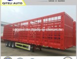 50 Tons Tri-Axle Stake Dropside Bulk Cargo Fence Semi Trailer for Sale