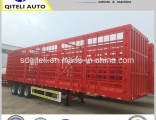 50ton 3axles Steel Stake/Fence/Cargo Truck Semi Trailer