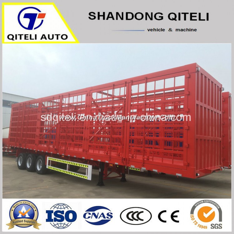3 Axle Stake/Cargo Twist Locks Carrying Container Semi Truck Trailer
