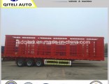 Cheap Price 3 Axles Steel Fence Semi Trailer with High Fence