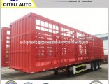 China Factory Price Tri Axle Fence/Stake Cargo Truck Semi Trailers