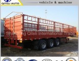 3 Axis 50t Twist Locks Fence Semi Trailer and Truck Tractor Trailer Use for Grain/Sheep Transport