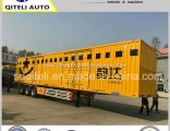 Utility Box Van Side Open Box Body Truck Semi Cargo Trailer with BPW Axle