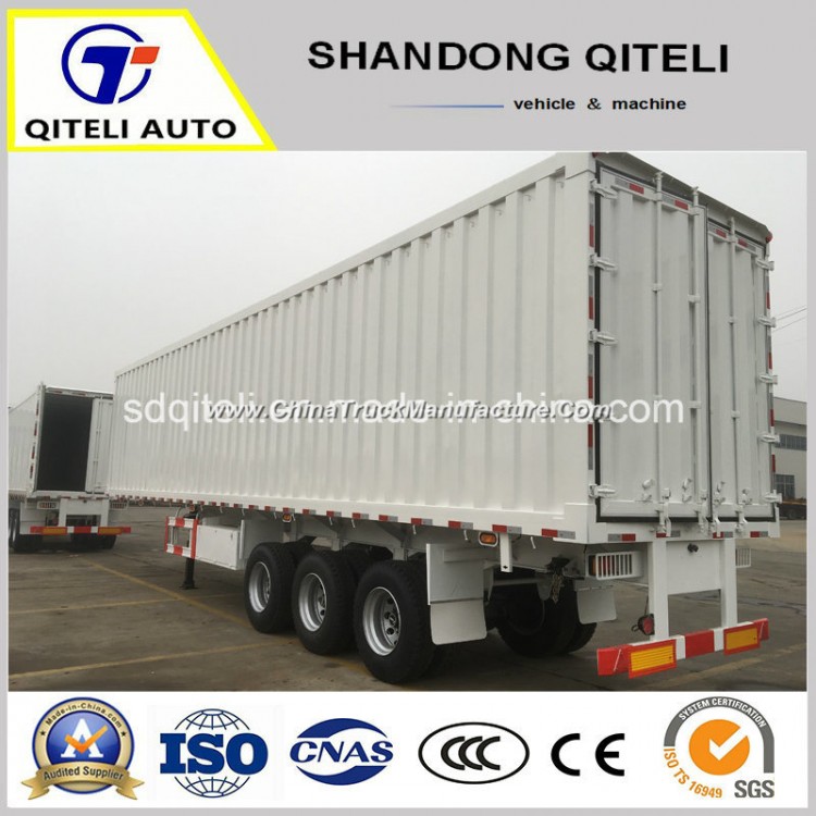 3 Axle 60 Ton Truck Cargo Stake Box Van Semi Fence Trailer for Sale