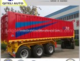 China Hyva Cylinder End Tipper Truck Trailer Rear Dump Tipper Truck Trailer Side Tipping Truck Trail