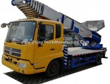 Truck Mounted Telescopic 38 Meter Platform Ladder (Ladder Truck For House Moving Goods Lift and Down