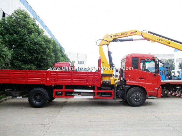 Dongfeng 4X2 Truck Mounted Crane 5~8 T for Sale