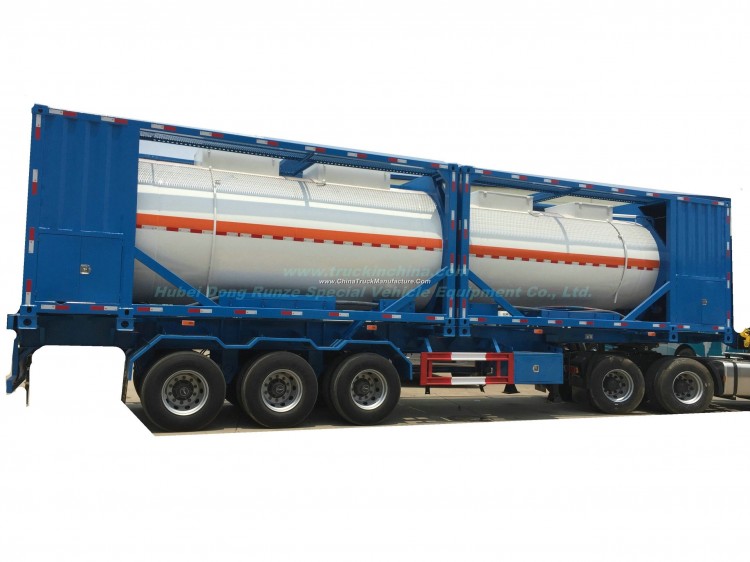 Customized Class 8 Corrosion Acid Tank Containers 20FT 40FT Professional for Fuel, Acid Road Transpo
