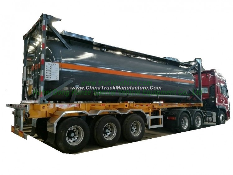 Un 1789 Isotank 30FT for Tank Container Road Transport Hydrochloric Acid (Muriatic Acid Strongly Aci