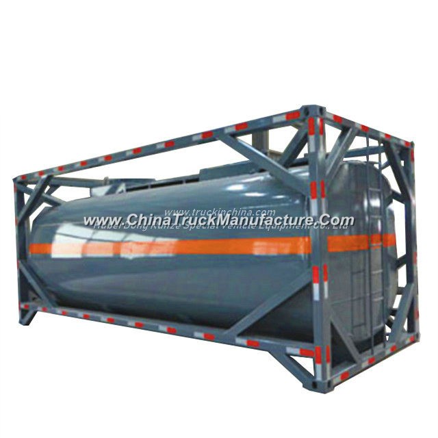 Un Portable Tank 20FT ISO Container Frame for Un2797, Battery Fluid, Alkali Naoh (max 50%) , Naclo (