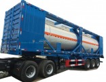 20FT Tank Container for Fuel, Crude Oil, Diesel 20, 000 Liters Mounted with Pump Skid Portable Gas G