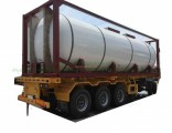 30FT T 4, T7 Syrup Tank Container for Food Products Stainless Steel Imo Equipped with Insulation Hea