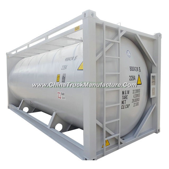 20FT Bulk Cement ISO Tank Container Customizing Transport Plaster Powder, Cement, Flyash Bulk Cement