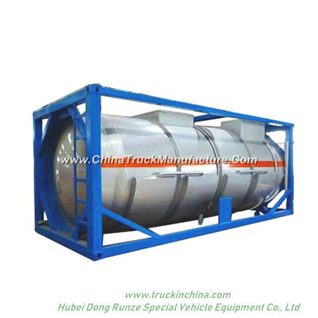 Phosphorous Acid Isotank Swap Stainless Steel Tank Body for Un1381 H3po4 Road Transport in 20feet Co