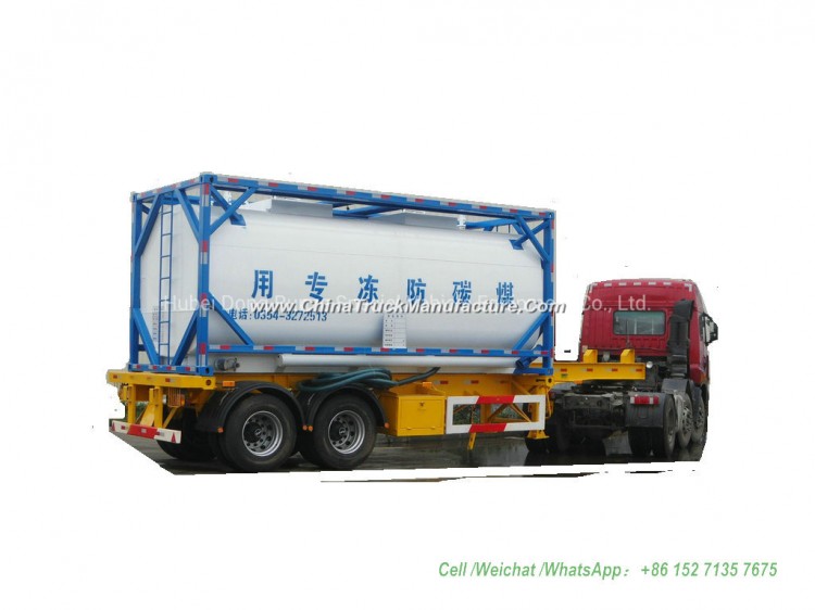Automotive Antifreeze ISO Tank Container 20FT (Steel Lined Plastic -LLDPE For Storage Ethylene Glyco