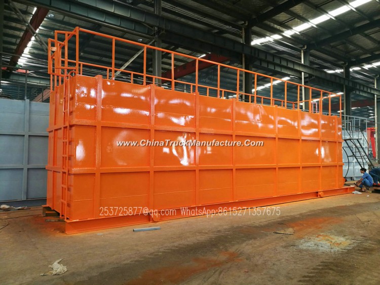 HCl Acid Tanks-Skid Mounted Lined PE Closed Top 500 Bbl Frac Tank Type of Tanks for Onsite Acid Supp