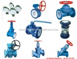 PTFE / F4 Lined Butterfly Valve (Ball Valves CS/F46, D371F4-16C, Pneumatic Q641F46-16C) for Chemical