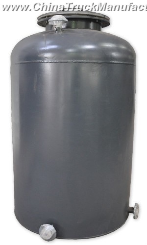 1000L Vertical Flat Bottom Steel Lined Plastic LLDPE Tank for Storage HCl (max 35%) , Naoh (max 50%)