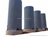 125 -150 Cbm Vertical Steel Lined Plastic (LLDPE) Storage Tank for HCl (max 35%) , Naoh (max 50%) , 
