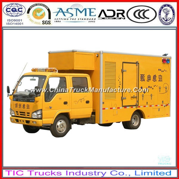 Isuzu 4X2 Mini 300kw Generator Emergency Power Supply Vehicle