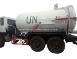 Dongfeng 6X6 off Road Military All Wheel Drive Vacuum Sewage Tank Truck Factory 12cbm