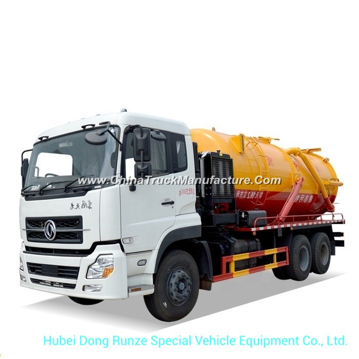 Vacuum Tanker Combined Sewer Jetting 15, 000 Liters-20, 000liters VAC Tank Mounted Water Ring High P